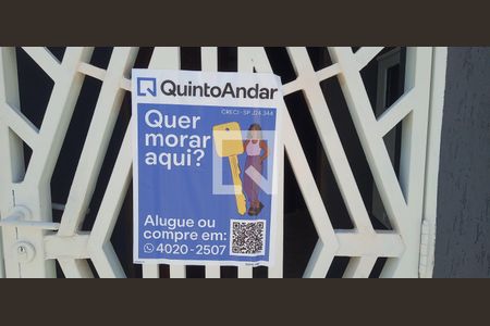 Fachada plaquinha de casa à venda com 3 quartos, 130m² em Chácara Mafalda, São Paulo