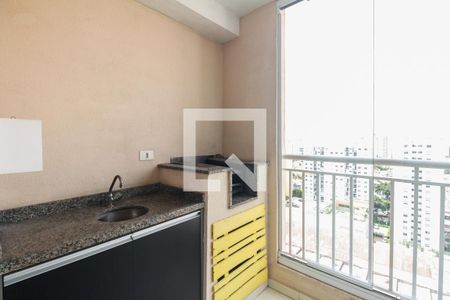 Varanda Gourmet  de apartamento para alugar com 2 quartos, 59m² em Parque São Jorge, São Paulo