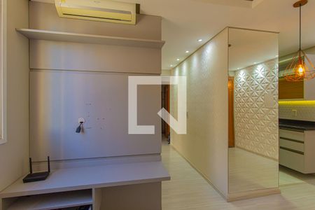 Detalhe Sala de apartamento à venda com 2 quartos, 48m² em Olaria, Canoas