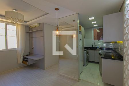 Sala de apartamento para alugar com 2 quartos, 48m² em Olaria, Canoas