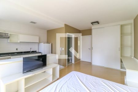 Sala/Quarto de apartamento à venda com 1 quarto, 37m² em Brooklin Paulista, São Paulo