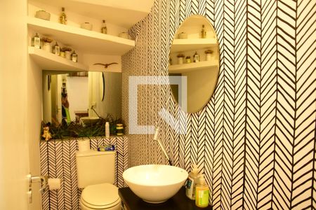 Lavabo de casa de condomínio para alugar com 3 quartos, 110m² em Jardim Passárgada I, Cotia