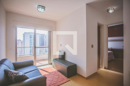 Sala de Estar de apartamento à venda com 1 quarto, 50m² em Vila Clementino, São Paulo
