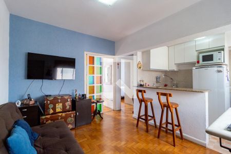 Sala de apartamento à venda com 2 quartos, 54m² em Pari, São Paulo