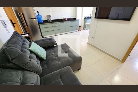 Sala de apartamento para alugar com 2 quartos, 50m² em Macuco, Santos