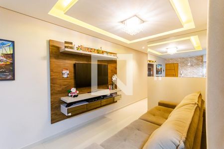 Sala de apartamento à venda com 2 quartos, 70m² em Vila Principe de Gales, Santo André