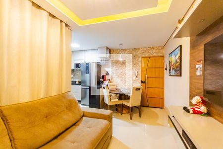 Sala de apartamento à venda com 2 quartos, 70m² em Vila Principe de Gales, Santo André