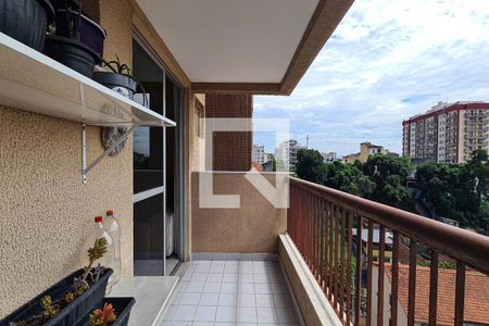 Varanda da Sala de apartamento à venda com 2 quartos, 78m² em Lins de Vasconcelos, Rio de Janeiro