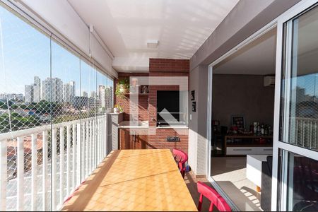Varanda Gourmet de apartamento à venda com 2 quartos, 91m² em Vila Anglo Brasileira, São Paulo