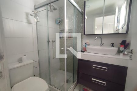 1º Pav - Banheiro da Suite 1 de casa de condomínio à venda com 3 quartos, 90m² em Tanque, Rio de Janeiro
