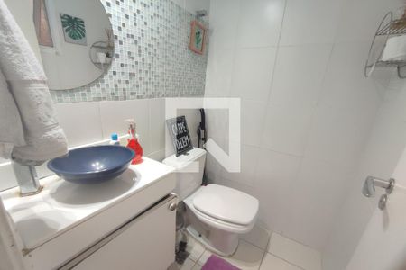 1º Pav - Lavabo de casa de condomínio à venda com 3 quartos, 90m² em Tanque, Rio de Janeiro