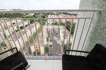 Varanda da Sala de apartamento para alugar com 2 quartos, 49m² em Caguassu, Sorocaba