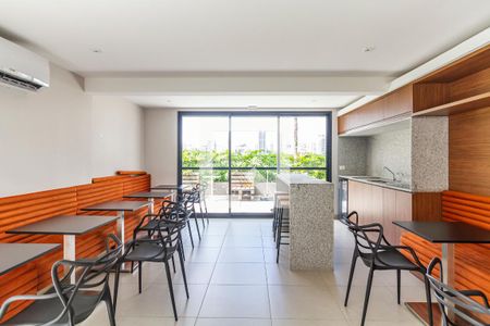 Apartamento para alugar com 26m², 1 quarto e sem vagaÁrea comum - Salão de festas