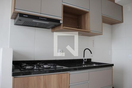 Cozinha de apartamento para alugar com 1 quarto, 25m² em Vila Cláudia, São Paulo