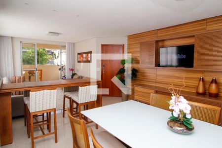 Sala de apartamento à venda com 4 quartos, 167m² em Minas Brasil, Belo Horizonte