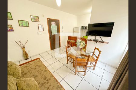 Sala de TV de apartamento para alugar com 1 quarto, 55m² em Cachoeira do Bom Jesus, Florianópolis