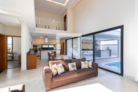 Sala de casa de condomínio à venda com 3 quartos, 304m² em Swiss Park, Campinas