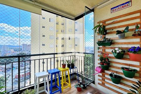 Varanda da Sala de apartamento à venda com 2 quartos, 76m² em Picanço, Guarulhos