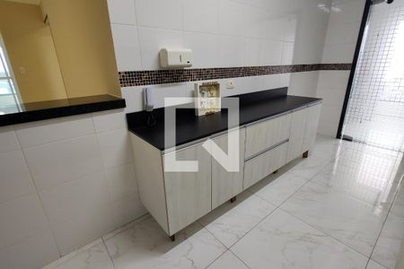 Cozinha de apartamento para alugar com 3 quartos, 103m² em Caiçara, Praia Grande