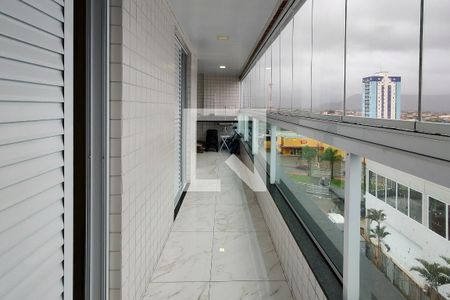 Sacada de apartamento para alugar com 3 quartos, 103m² em Caiçara, Praia Grande
