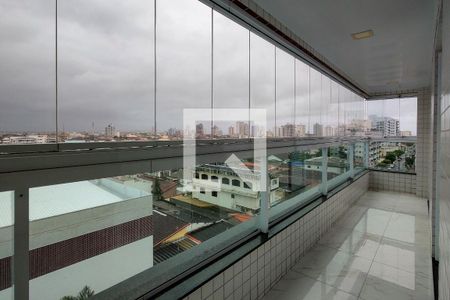 Sacada de apartamento para alugar com 3 quartos, 103m² em Caiçara, Praia Grande