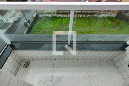 Sacada da área de serviço de apartamento para alugar com 3 quartos, 103m² em Caiçara, Praia Grande