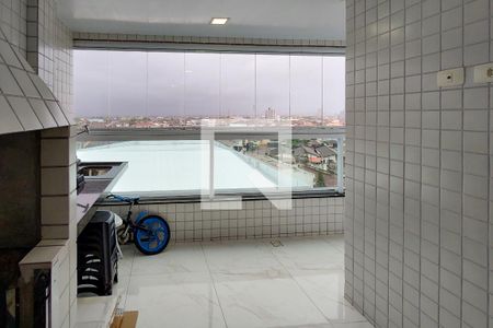 Sacada de apartamento para alugar com 3 quartos, 103m² em Caiçara, Praia Grande