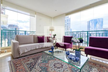 Sala - Varanda de apartamento à venda com 3 quartos, 205m² em Vila Gertrudes, São Paulo