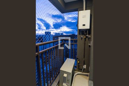 Sacada da Sala/Cozinha de kitnet/studio à venda com 1 quarto, 29m² em Vila Santa Catarina, São Paulo