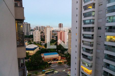 Vista da Sacada da Sala/Cozinha de kitnet/studio à venda com 1 quarto, 29m² em Vila Santa Catarina, São Paulo
