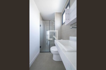 Banheiro Social de kitnet/studio à venda com 0 quarto, 25m² em Brooklin Paulista, São Paulo