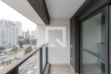 Studio à venda com 25m², 1 quarto e sem vagaVaranda