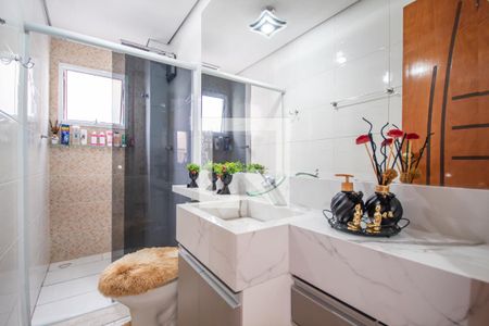 Banheiro de apartamento à venda com 2 quartos, 37m² em Padroeira, Osasco