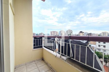 Varanda da Sala de apartamento à venda com 2 quartos, 56m² em Todos Os Santos, Rio de Janeiro