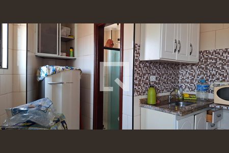 Cozinha de kitnet/studio para alugar com 1 quarto, 33m² em Vila Caiçara, Praia Grande