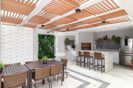 Apartamento à venda com 52m², 1 quarto e 1 vagaChurrasqueira