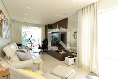 Sala / Cobertura de apartamento para alugar com 4 quartos, 259m² em Sagrada Família, Belo Horizonte