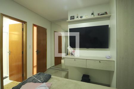 Suíte 1 - Quarto 1 de casa de condomínio para alugar com 2 quartos, 120m² em Vila Príncipe de Gales, Santo André