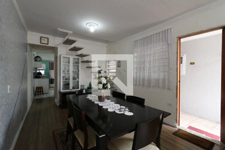 Sala de Jantar de casa à venda com 3 quartos, 158m² em Parque Novo Oratório, Santo André