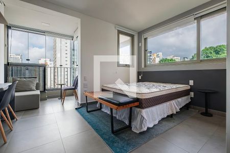 Studio de kitnet/studio para alugar com 1 quarto, 28m² em Cerqueira César, São Paulo