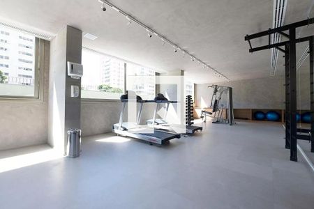 Studio para alugar com 28m², 1 quarto e sem vaga Studio para alugar com 28m², 1 quarto e sem vagaAcademia