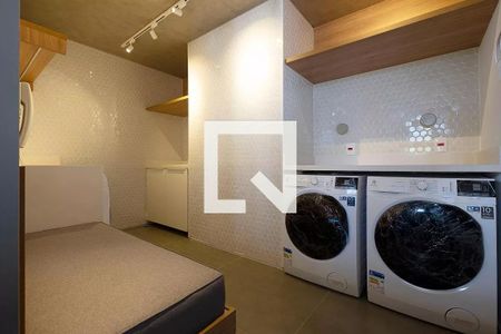 Studio para alugar com 28m², 1 quarto e sem vaga Studio para alugar com 28m², 1 quarto e sem vagaLavanderia