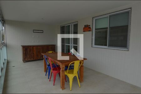 Varanda da Sala de apartamento para alugar com 3 quartos, 110m² em Recreio dos Bandeirantes, Rio de Janeiro