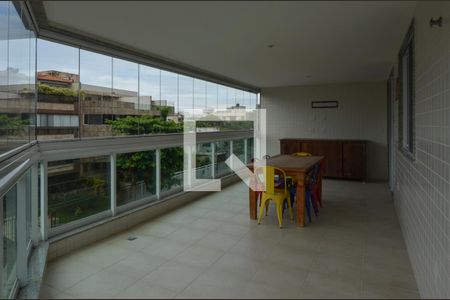 Varanda da Sala de apartamento para alugar com 3 quartos, 110m² em Recreio dos Bandeirantes, Rio de Janeiro