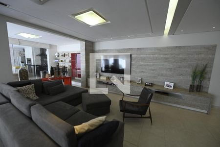 Sala de casa de condomínio para alugar com 4 quartos, 260m² em Residencial Alphaville Flamboyant, Goiânia
