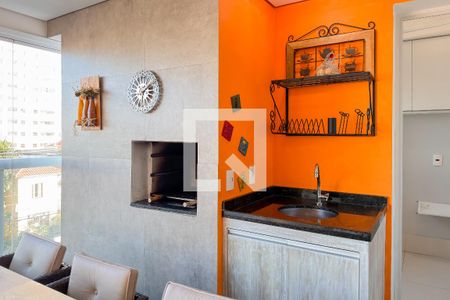 Varanda gourmet de apartamento à venda com 3 quartos, 107m² em Cambuci, São Paulo