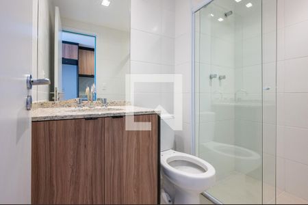 Studio para alugar com 27m², 1 quarto e sem vaga Studio para alugar com 27m², 1 quarto e sem vagaBanheiro