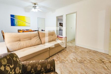 Sala de apartamento para alugar com 4 quartos, 135m² em Balneario Cidade Atlantica, Guarujá