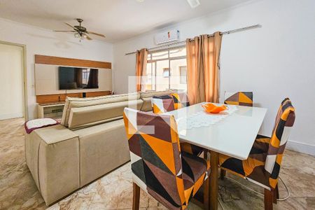Sala de apartamento para alugar com 4 quartos, 135m² em Balneario Cidade Atlantica, Guarujá