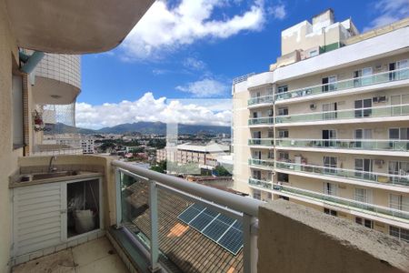 Varanda da Sala de apartamento à venda com 3 quartos, 71m² em Taquara, Rio de Janeiro
